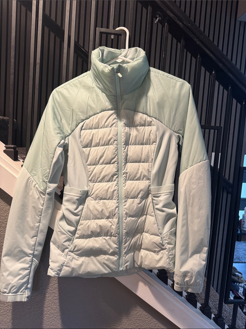 Lululemon Down For It All Jacket – Delicate Mint- 6